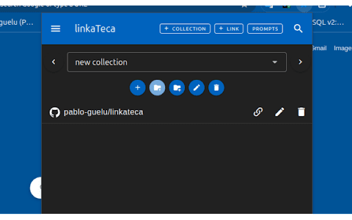 linkaTeca  from Chrome web store to be run with OffiDocs Chromium online