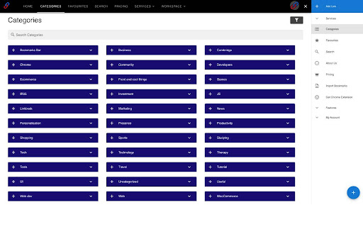 LinkBook Bookmark Manager  from Chrome web store to be run with OffiDocs Chromium online