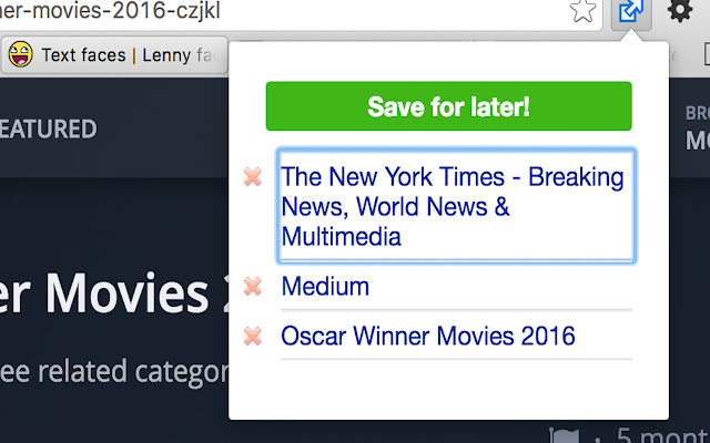 Link Bucket  from Chrome web store to be run with OffiDocs Chromium online