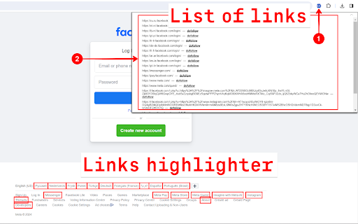 LinkChecker  from Chrome web store to be run with OffiDocs Chromium online