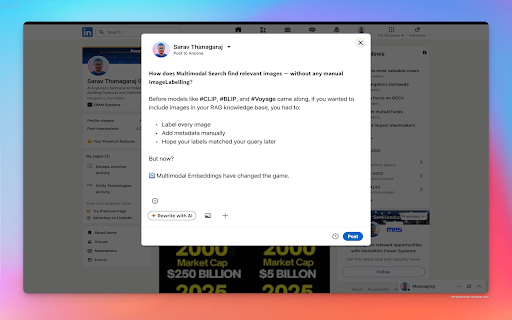 LinkedFormat  from Chrome web store to be run with OffiDocs Chromium online