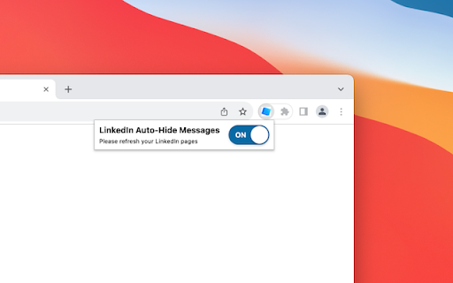 LinkedHide  from Chrome web store to be run with OffiDocs Chromium online