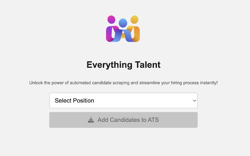 LinkedIn Candidate Importer  from Chrome web store to be run with OffiDocs Chromium online