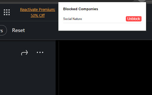 LinkedIn Job Blocker  from Chrome web store to be run with OffiDocs Chromium online