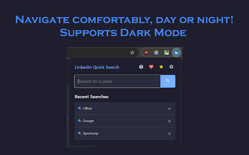 LinkedIn Quick Search: Popup, Right Click  Shortcut  from Chrome web store to be run with OffiDocs Chromium online LinkedIn Quick Search: Popup, Right Click  Shortcut  from Chrome web store to be run with OffiDocs Chromium online