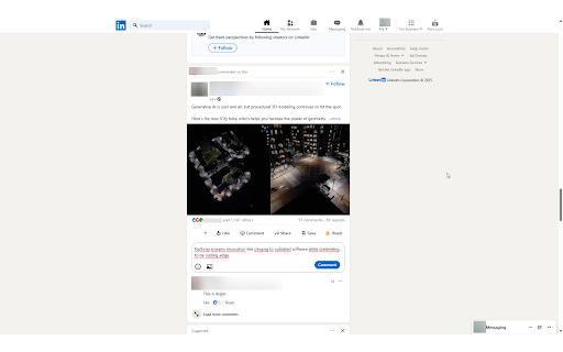 LinkedIn Roaster  from Chrome web store to be run with OffiDocs Chromium online