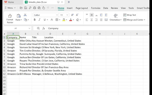 LinkedIn Sales Navigator Scraper  from Chrome web store to be run with OffiDocs Chromium online