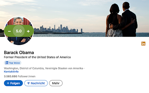 LinkedSc  from Chrome web store to be run with OffiDocs Chromium online