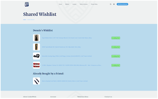 LinkedWish  from Chrome web store to be run with OffiDocs Chromium online