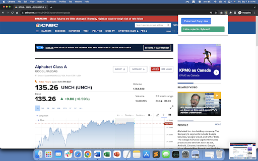 Link Extractor V2  from Chrome web store to be run with OffiDocs Chromium online