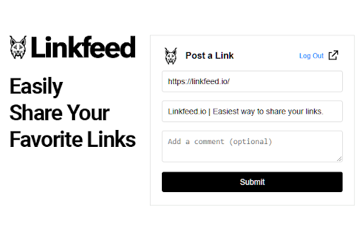 Linkfeed Extension  from Chrome web store to be run with OffiDocs Chromium online