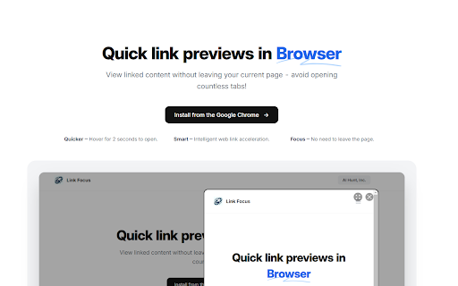 Link Focus  from Chrome web store to be run with OffiDocs Chromium online