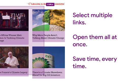 LinkGrab – The Ultimate Bulk Link Opener  from Chrome web store to be run with OffiDocs Chromium online