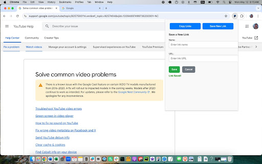 Linkgun  from Chrome web store to be run with OffiDocs Chromium online