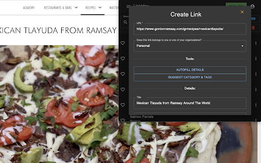 Linkidex  from Chrome web store to be run with OffiDocs Chromium online