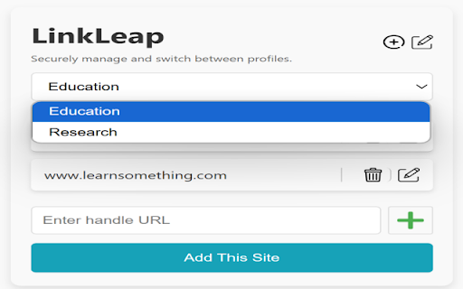 LinkLeap  from Chrome web store to be run with OffiDocs Chromium online