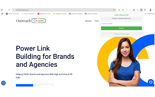 Link Litmus By Outreach Crayon  from Chrome web store to be run with OffiDocs Chromium online