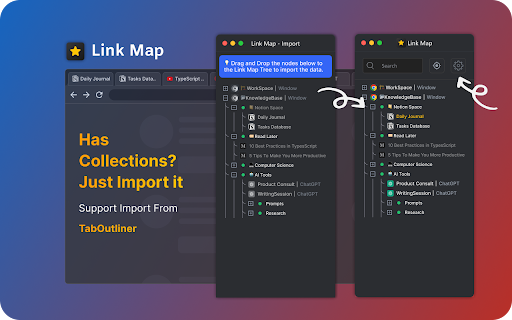 Link Map  from Chrome web store to be run with OffiDocs Chromium online