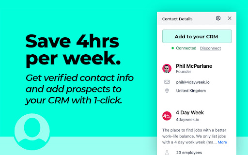 LinkMate: Integration for Salesmate  from Chrome web store to be run with OffiDocs Chromium online