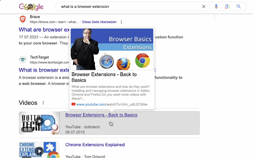 Linkover – preview links info on hover  from Chrome web store to be run with OffiDocs Chromium online