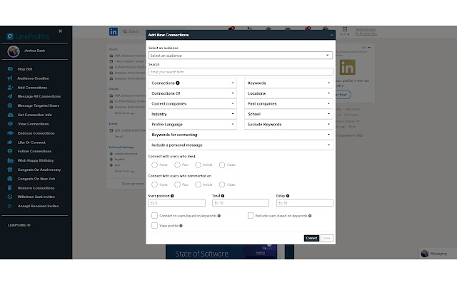 LinkProfito  from Chrome web store to be run with OffiDocs Chromium online