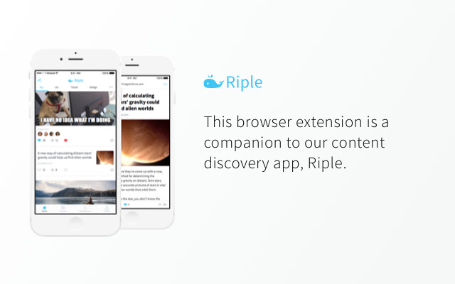 Link Share App | Riple  from Chrome web store to be run with OffiDocs Chromium online