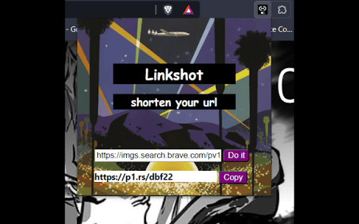 linkshot  from Chrome web store to be run with OffiDocs Chromium online