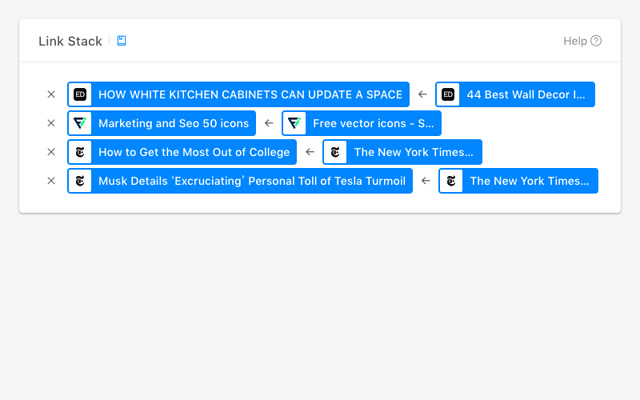 Linkstack  from Chrome web store to be run with OffiDocs Chromium online