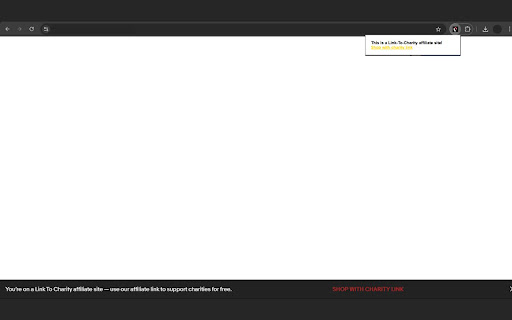 Link To Charity Extension  from Chrome web store to be run with OffiDocs Chromium online