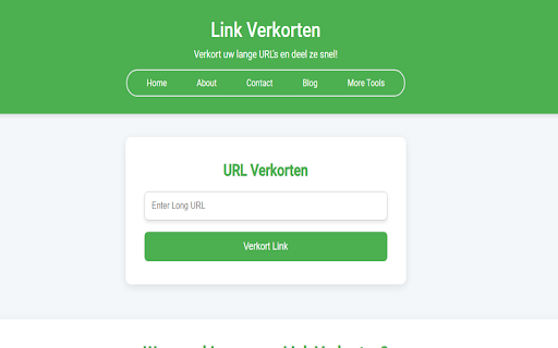 Link Verkorten  from Chrome web store to be run with OffiDocs Chromium online