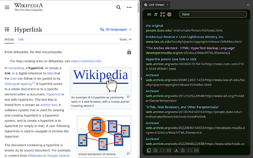 Link Viewer  from Chrome web store to be run with OffiDocs Chromium online