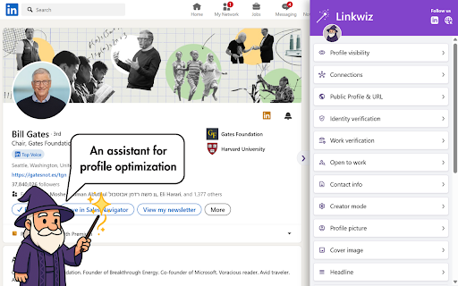linkwiz  from Chrome web store to be run with OffiDocs Chromium online