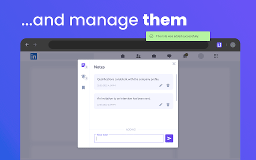 LiNotes Notes for LinkedIn from Chrome web store to be run with OffiDocs Chromium online LiNotes Notes for LinkedIn from Chrome web store to be run with OffiDocs Chromium online