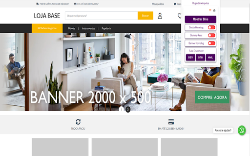 Linx Impulse Plugin  from Chrome web store to be run with OffiDocs Chromium online
