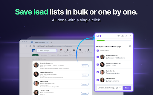 LI Prospect Finder  from Chrome web store to be run with OffiDocs Chromium online