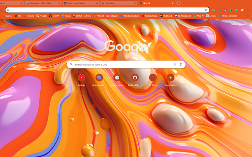 Liquid Harmony: Flowing Colors  from Chrome web store to be run with OffiDocs Chromium online