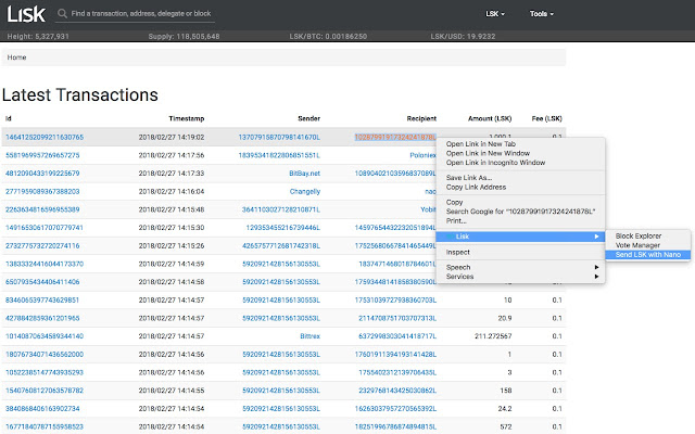 Lisk.support Utility Tool  from Chrome web store to be run with OffiDocs Chromium online