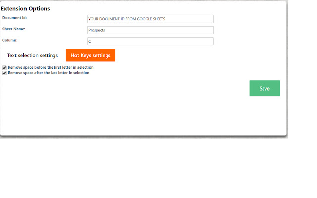 List builder  from Chrome web store to be run with OffiDocs Chromium online