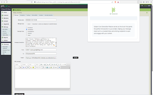 ListManager Copilot  from Chrome web store to be run with OffiDocs Chromium online