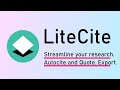 LiteCite Quotation and Auto Citation  from Chrome web store to be run with OffiDocs Chromium online