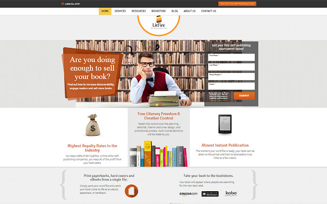 LitFire Publishing  from Chrome web store to be run with OffiDocs Chromium online