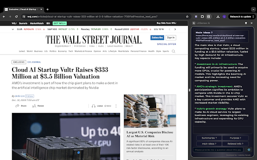 LitSense AI  from Chrome web store to be run with OffiDocs Chromium online