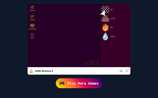 Little Alchemy 2 Game Craft Over 700 Unique Items from Basic Elements!  from Chrome web store to be run with OffiDocs Chromium online