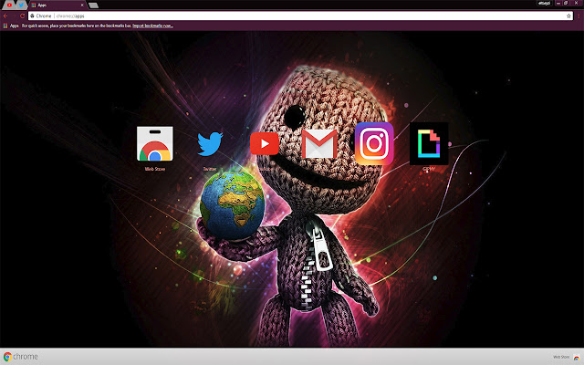 LittleBigPlanet | Video Game Theme 2017  from Chrome web store to be run with OffiDocs Chromium online