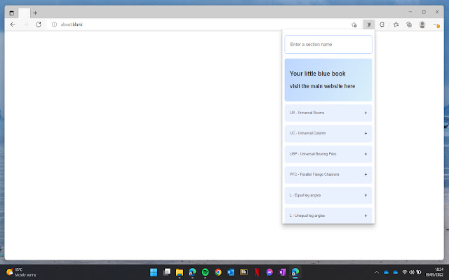 Little Blue Book  from Chrome web store to be run with OffiDocs Chromium online