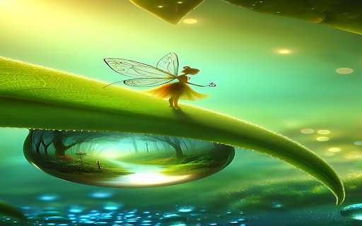 Little fairy wallpaper  from Chrome web store to be run with OffiDocs Chromium online