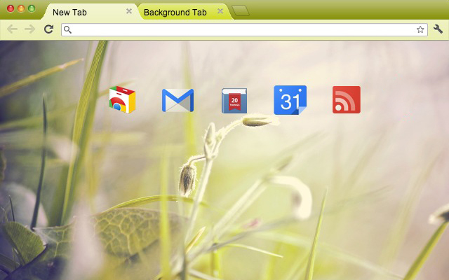 Little Green Theme  from Chrome web store to be run with OffiDocs Chromium online