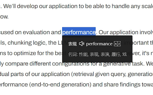 Little Translator Dictionary  from Chrome web store to be run with OffiDocs Chromium online