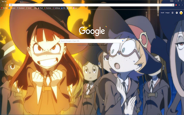 Little Witch Academia Theme  from Chrome web store to be run with OffiDocs Chromium online