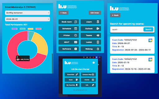LiU Student Portal  from Chrome web store to be run with OffiDocs Chromium online